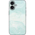 Marbleized Mint iPhone 16 Skin