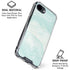 Marbleized Mint iPhone 16e Clear Case