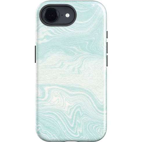 Marbleized Mint iPhone 16e Impact Case