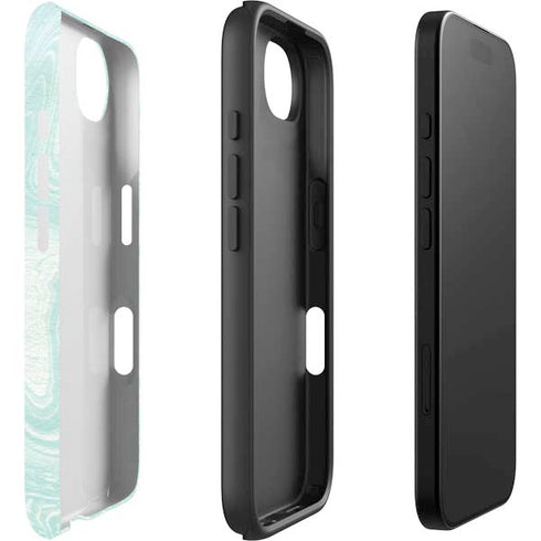 Marbleized Mint iPhone 16e Impact Case