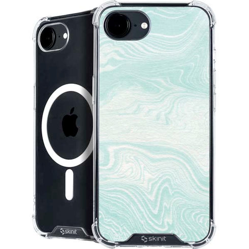 Marbleized Mint iPhone 16e MagSafe Case