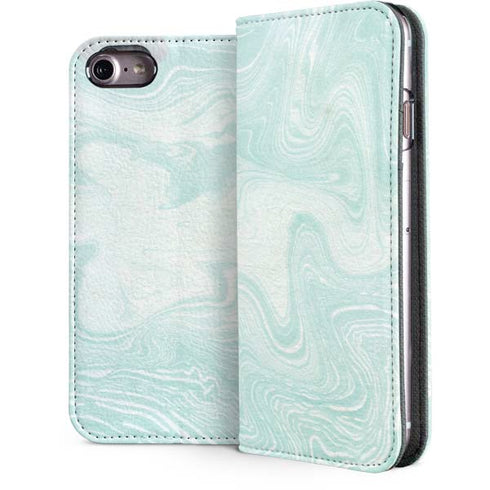 Marbleized Mint iPhone 7 Folio Case
