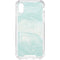 Marbleized Mint iPhone XS Clear Case