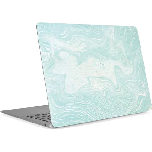 Marbleized Mint Apple MacBook Air Skin