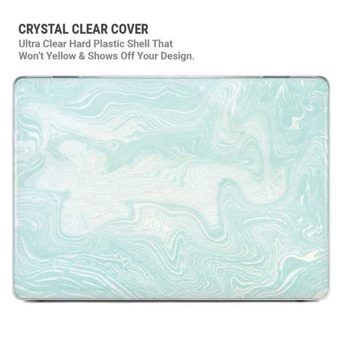 Marbleized Mint MacBook Pro 14in (2021-24) Case plus Skin
