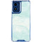 Marbleized Mint Moto G Play 4G (2024) Clear Case