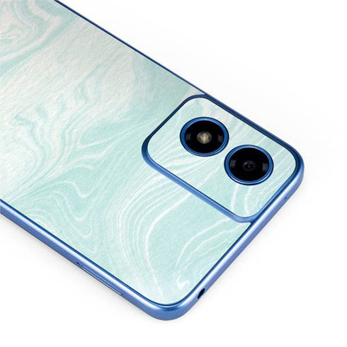 Marbleized Mint Moto G Play 4G (2024) Skin