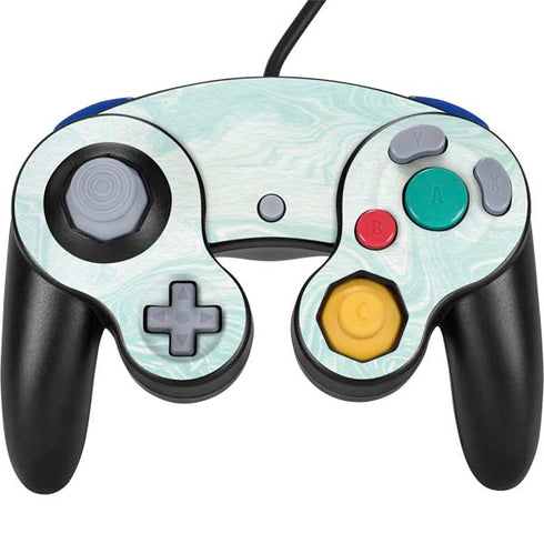 Marbleized Mint Nintendo Skins