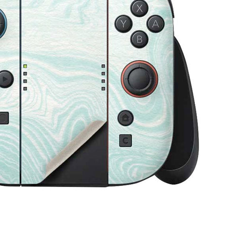 Marbleized Mint Nintendo Switch 2 (2025) Joy-Con Controller Skin