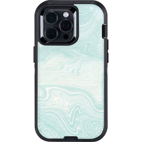 Marbleized Mint Otterbox Defender iPhone Skin