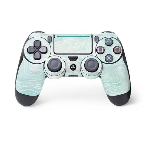 Marbleized Mint PlayStation PS4 Skins