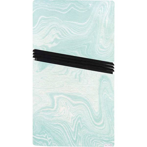 Marbleized Mint PS5 Pro Console Skin
