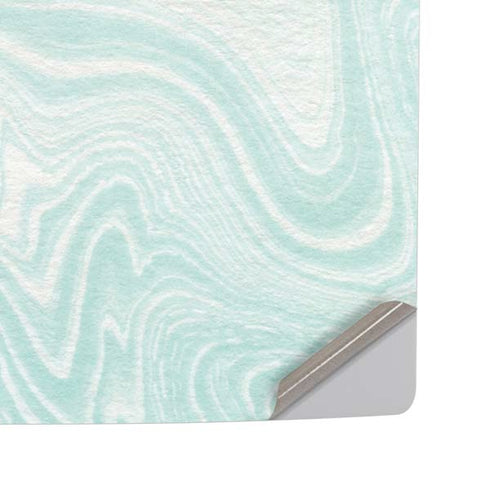Marbleized Mint PS5 Pro Disk Console Skin