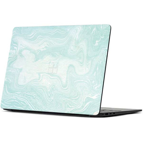 Marbleized Mint Surface Laptop 7 15in Skin