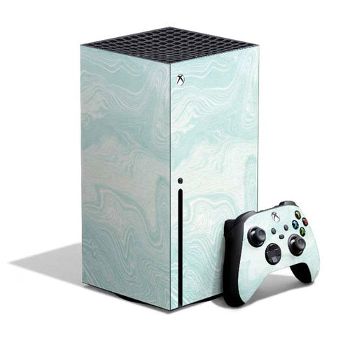Marbleized Mint Xbox Series X Bundle Skin