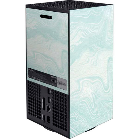 Marbleized Mint XBox Series X Digital Edition Bundle Skin