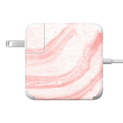 Marbleized Pink 85W Power Adapter (15 and 17 inch MacBook Pro Charger) Skin