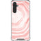 Marbleized Pink Galaxy A17 Clear Case
