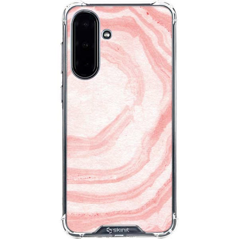 Marbleized Pink Galaxy A36 5G Clear Case