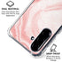 Marbleized Pink Galaxy A36 5G Clear Case