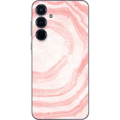 Marbleized Pink Galaxy A55 5G Skin