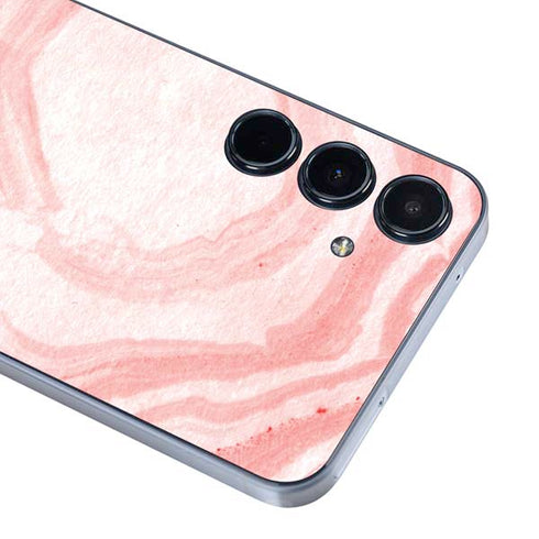 Marbleized Pink Galaxy A55 5G Skin