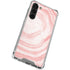 Marbleized Pink Galaxy S24 FE Clear Case
