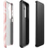 Marbleized Pink Galaxy S25 Impact Case