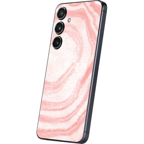Marbleized Pink Galaxy S25 Plus Skin