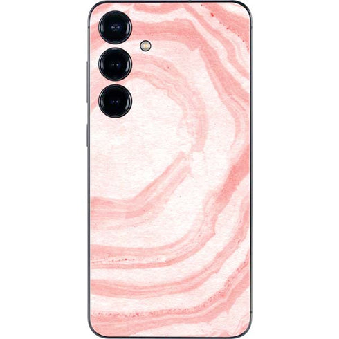 Marbleized Pink Galaxy S25 Skin
