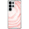 Marbleized Pink Galaxy S25 Ultra Clear Case