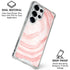 Marbleized Pink Galaxy S25 Ultra Clear Case