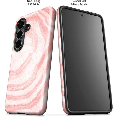 Marbleized Pink Galaxy S26 Impact Case