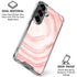 Marbleized Pink Galaxy S26 Plus Clear Case
