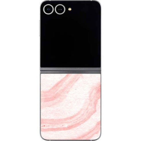 Marbleized Pink Galaxy Z Flip6 Skin