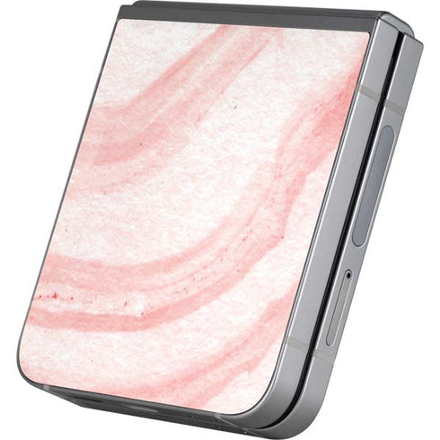 Marbleized Pink Galaxy Z Flip6 Skin
