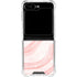 Marbleized Pink Galaxy Z Flip6 Clear Case