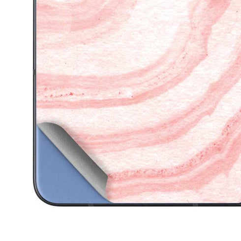 Marbleized Pink Galaxy Z Fold5 5G Skin