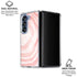 Marbleized Pink Galaxy Z Fold6 Clear Case