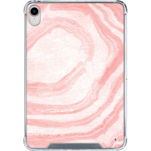 Marbleized Pink iPad 11th Gen (2025) Clear Case