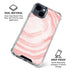 Marbleized Pink iPhone 15 Clear Case