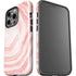 Marbleized Pink iPhone 15 Pro Impact Case
