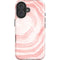 Marbleized Pink iPhone 16 Impact Case