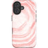 Marbleized Pink iPhone 16 Impact Case