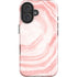 Marbleized Pink iPhone 16 Plus Impact Case