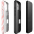 Marbleized Pink iPhone 16 Plus Impact Case