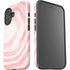 Marbleized Pink iPhone 16 Plus Impact Case