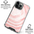 Marbleized Pink iPhone 16 Pro Clear Case