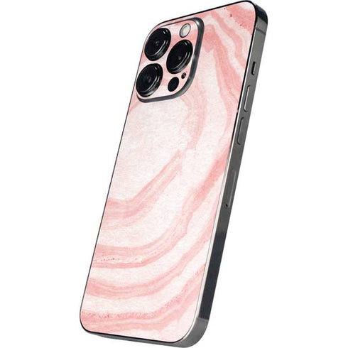 Marbleized Pink iPhone 16 Pro Skin