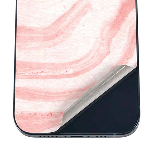 Marbleized Pink iPhone 16 Skin
